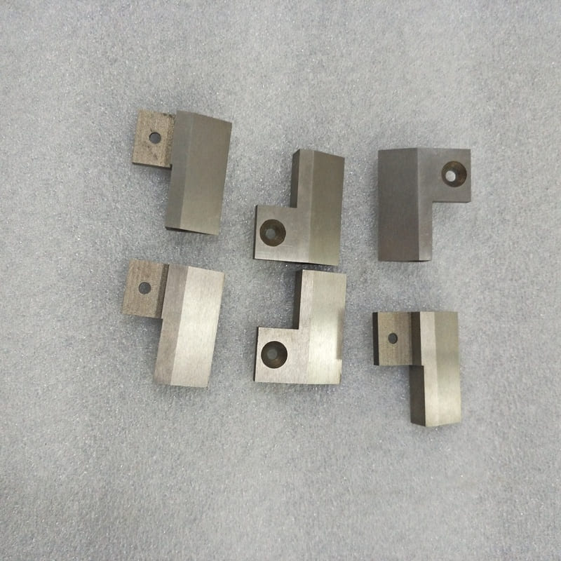 Custom carbide blades from sample