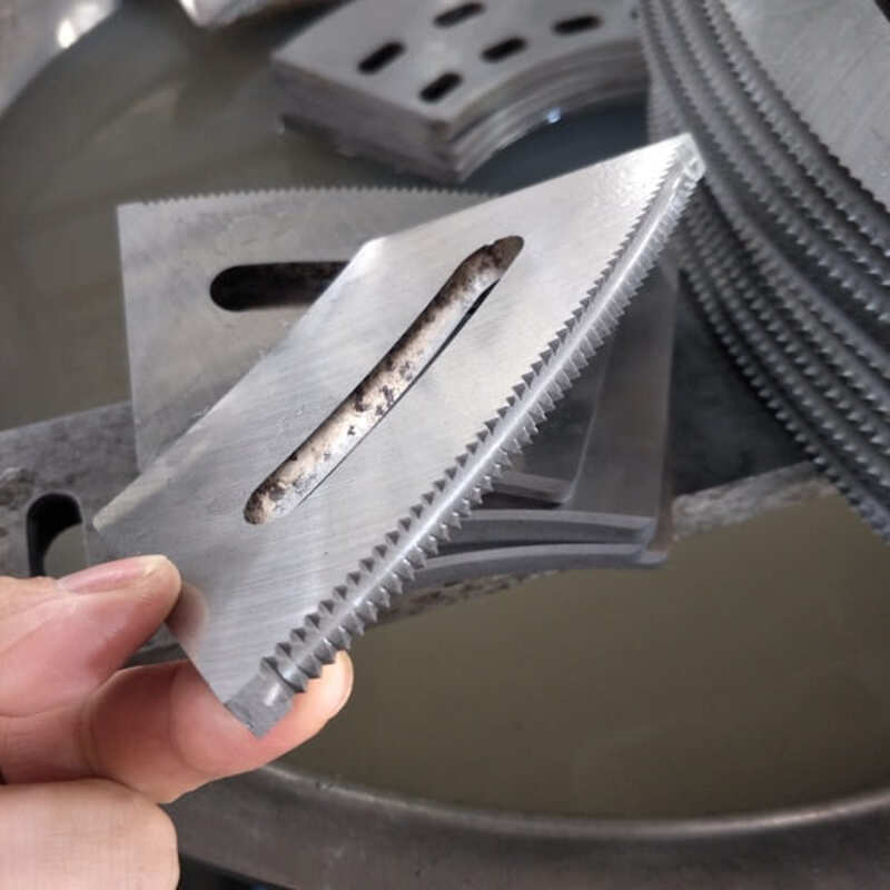 industrial serrated sector slotting knives